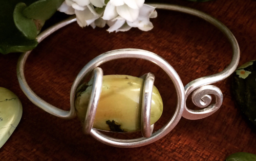 Olive Turquoise wrap Bracelet